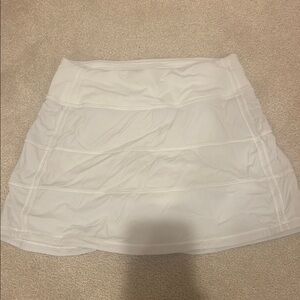 White Lululemon Tennis Skirt